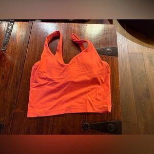 Women's Orange Sports Bra